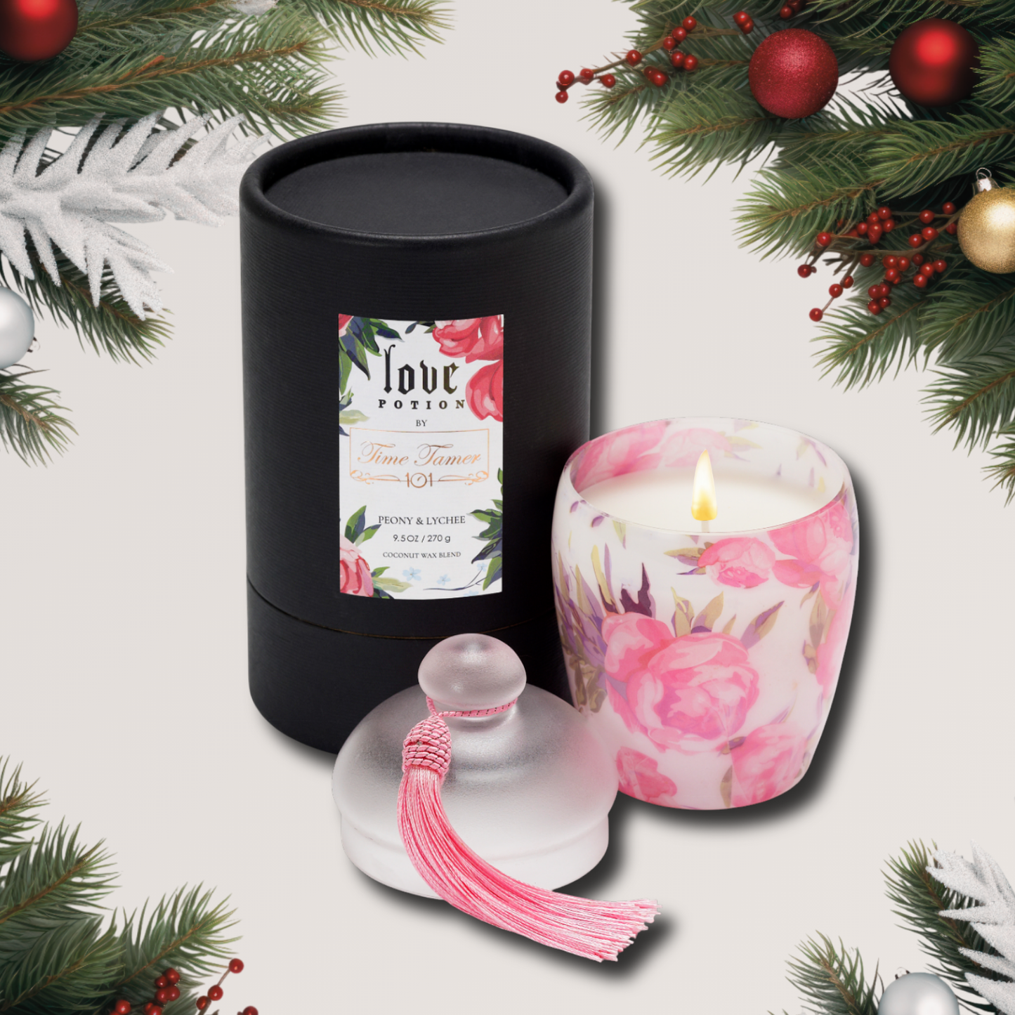 Luxury Gift Candles for Women - Love Potion - Peony & Lychee